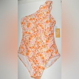 Kona Sol one shoulder one piece NWT size medium